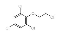 2-(2,4,6-TRICHLORO PHENOXY)CHLOROETHANE Structure