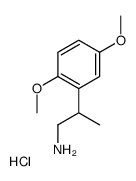 2-(2,5-dimethoxyphenyl)propan-1-amine,hydrochloride结构式