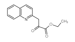 2-OXO-3-QUINOLIN-2-YL-PROPIONIC ACID ETHYL ESTER Structure