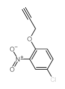 4-chloro-2-nitro-1-prop-2-ynoxy-benzene结构式