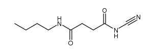 N-Butyl-N'-cyanobutanediamide Structure