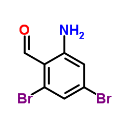 2-Amino-4,6-dibromobenzaldehyde structure