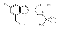 5-Bromobufuralol Hydrochloride Structure