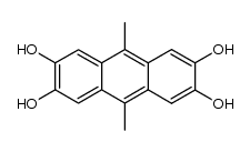 9,10-dimethylanthracene-2,3,6,7-tetraol structure