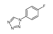 1H-TETRAZOLE, 1-(4-FLUOROPHENYL)- structure