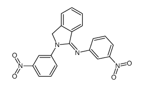 N,2-bis(3-nitrophenyl)-3H-isoindol-1-imine结构式