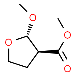 3-Furancarboxylicacid,tetrahydro-2-methoxy-,methylester,(2S-trans)-(9CI)结构式