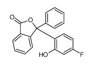 3-(4-fluoro-2-hydroxyphenyl)-3-phenyl-2-benzofuran-1-one Structure