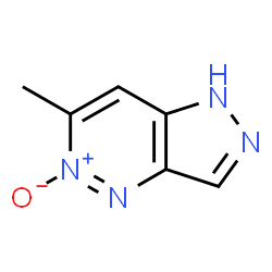 1H-Pyrazolo[4,3-c]pyridazine,6-methyl-,5-oxide(9CI) structure