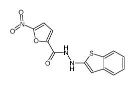 N'-(1-benzothiophen-2-yl)-5-nitrofuran-2-carbohydrazide Structure