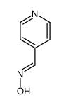 (E)-4-Pyridinecarbaldehyde oxime Structure