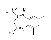 4-tert-butyl-7,9-dimethyl-1,3-dihydro-1,4-benzodiazepine-2,5-dione Structure