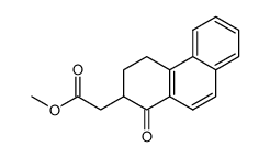 (1-oxo-1,2,3,4-tetrahydro-[2]phenanthryl)-acetic acid methyl ester Structure