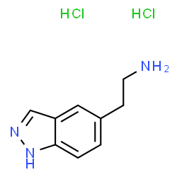 2-(1H-indazol-5-yl)ethan-1-amine dihydrochloride structure