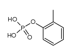 o-cresyl dihydrogen phosphate Structure