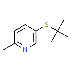 5-(tert-Butylthio)-2-methylpyridine Structure