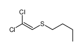 1-(2,2-dichloroethenylsulfanyl)butane结构式