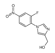 [1-(2-fluoro-4-nitrophenyl)imidazol-4-yl]methanol Structure