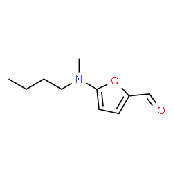 2-Furancarboxaldehyde,5-(butylmethylamino)- Structure