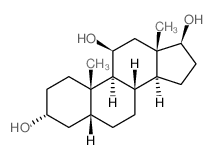 (3R,5R,8S,9S,10S,11S,13S,14S,17S)-10,13-dimethyl-2,3,4,5,6,7,8,9,11,12,14,15,16,17-tetradecahydro-1H-cyclopenta[a]phenanthrene-3,11,17-triol结构式