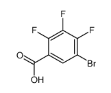 5-溴-2,3,4-三氟苯甲酸结构式