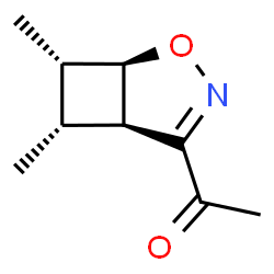 Ethanone, 1-[(1R,5R,6R,7S)-6,7-dimethyl-2-oxa-3-azabicyclo[3.2.0]hept-3-en- Structure