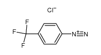 p-trifluorobenzene diazonium chloride结构式