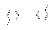 1-methyl-3-(3'-methylphenylethynyl)-benzene structure