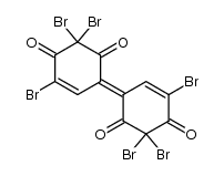 (Z)-3,3,5,3',3',5'-HEXABROMO-BICYCLOHEXYLIDENE-5,5'-DIENE-2,4,2',4'-TETRAONE structure