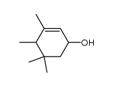 3,4,5,5-tetramethyl-2-cyclohexen-1-ol结构式