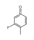 Pyridine, 3-fluoro-4-methyl-, 1-oxide (9CI) structure