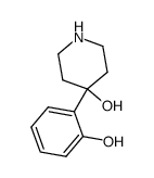 4-(2-羟基苯基)哌啶-4-醇结构式