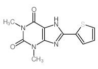 1,3-dimethyl-8-thiophen-2-yl-7H-purine-2,6-dione picture