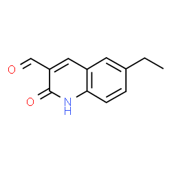 3-Quinolinecarboxaldehyde,6-ethyl-1,2-dihydro-2-oxo-(9CI) structure