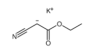 KCH(CN)CO2Et Structure