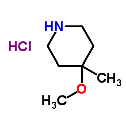 4-甲氧基-4-甲基哌啶盐酸盐结构式