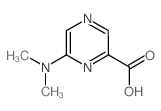 6-(dimethylamino)pyrazine-2-carboxylic acid structure