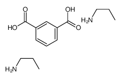 benzene-1,3-dicarboxylic acid,propan-1-amine结构式