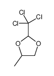 4-methyl-2-(trichloromethyl)-1,3-dioxolane结构式