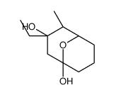 (1R,3R,4R,5S)-3-Ethyl-4-methyl-9-oxabicyclo[3.3.1]nonane-1,3-diol结构式