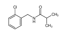 N-[(2-chlorophenyl)methyl]-2-methylpropanamide结构式