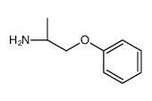 (2S)-1-phenoxypropan-2-amine结构式