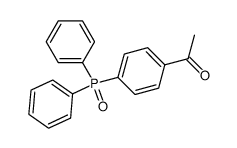 1-(4-(diphenylphosphoryl)phenyl)ethanone Structure