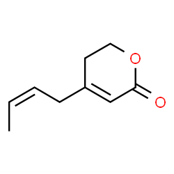 2H-Pyran-2-one, 4-(2Z)-2-butenyl-5,6-dihydro- (9CI)结构式