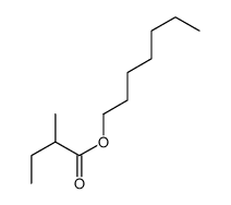 heptyl 2-methyl butyrate Structure