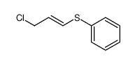 (E)-3-chloro-1-phenylthioprop-1-ene Structure