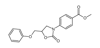 Methyl p-(2-oxo-5-phenoxymethyl-3-oxazolidinyl)benzoate picture