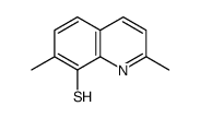 2,7-dimethylquinoline-8-thiol Structure