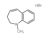 2-methyl-2-azabicyclo[5.4.0]undeca-5,7,9,11-tetraene Structure