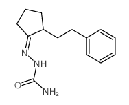 [(2-phenethylcyclopentylidene)amino]urea structure